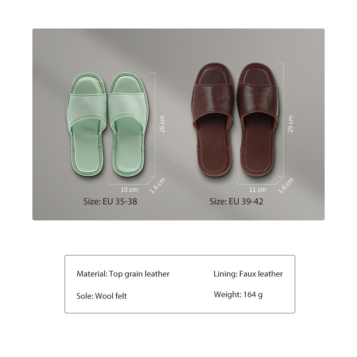 G8activist® Top Grain Leather Home Slippers DIY Kits - Image 4