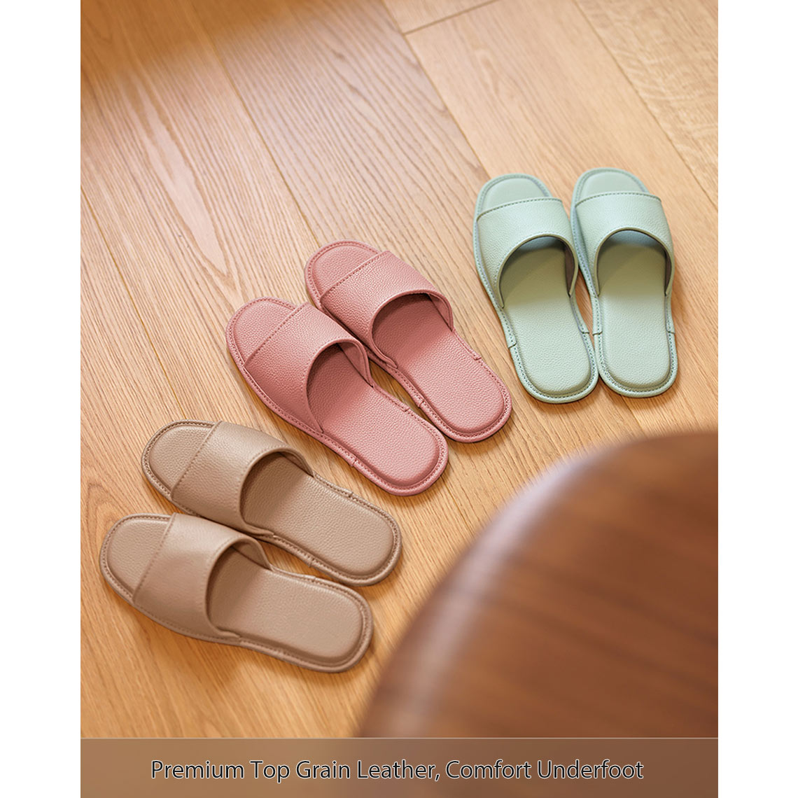 G8activist® Top Grain Leather Home Slippers DIY Kits - Image 2