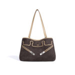 Suede Leather Heritage Tote Bag