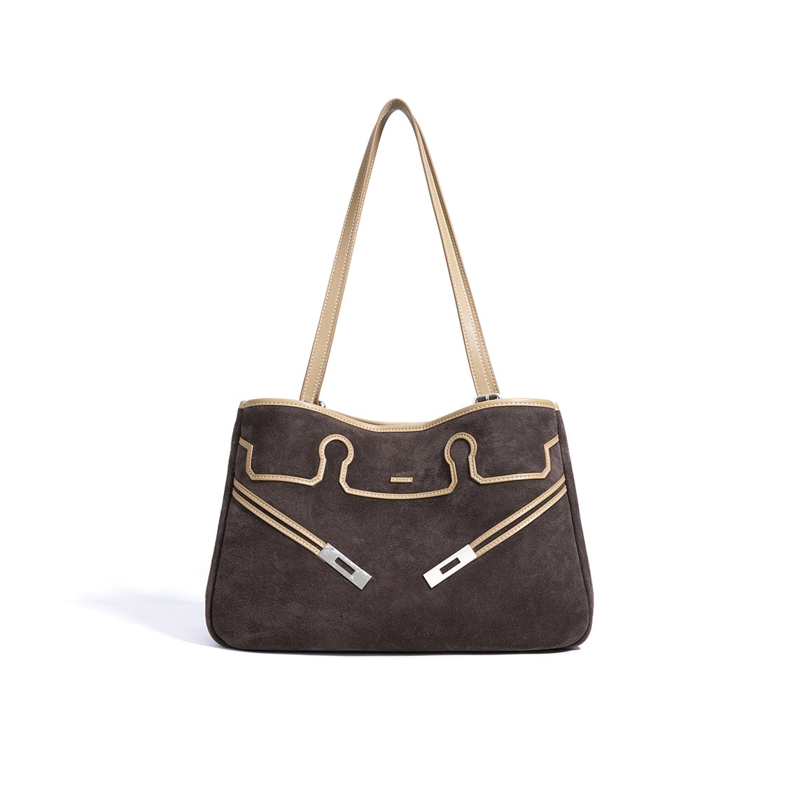 Suede Leather Heritage Tote Bag