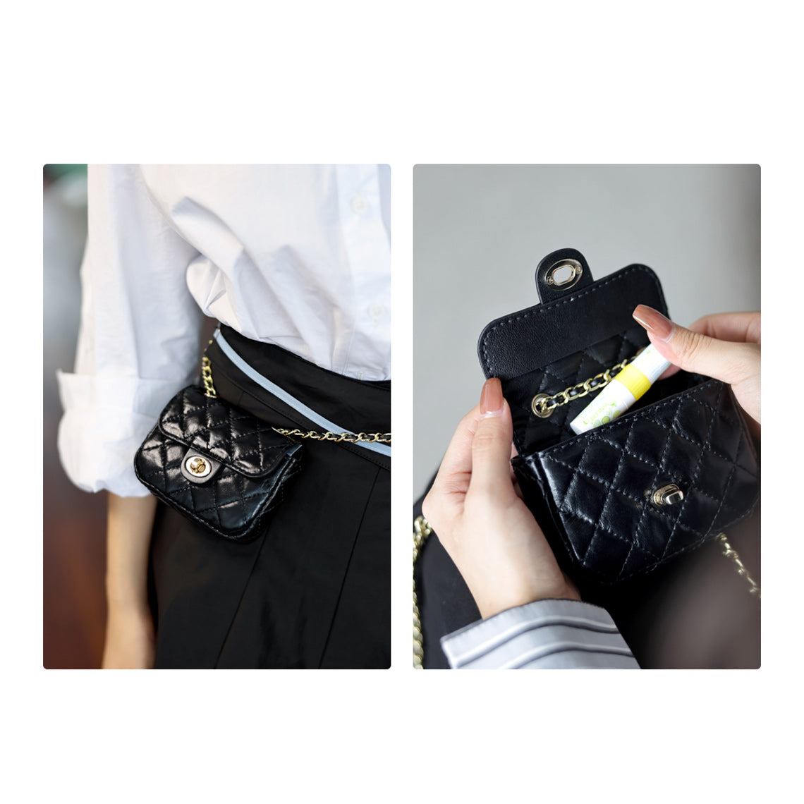 G8activist® Top Grain Leather Quilted Lipstick Pouch DIY Kits - Image 7