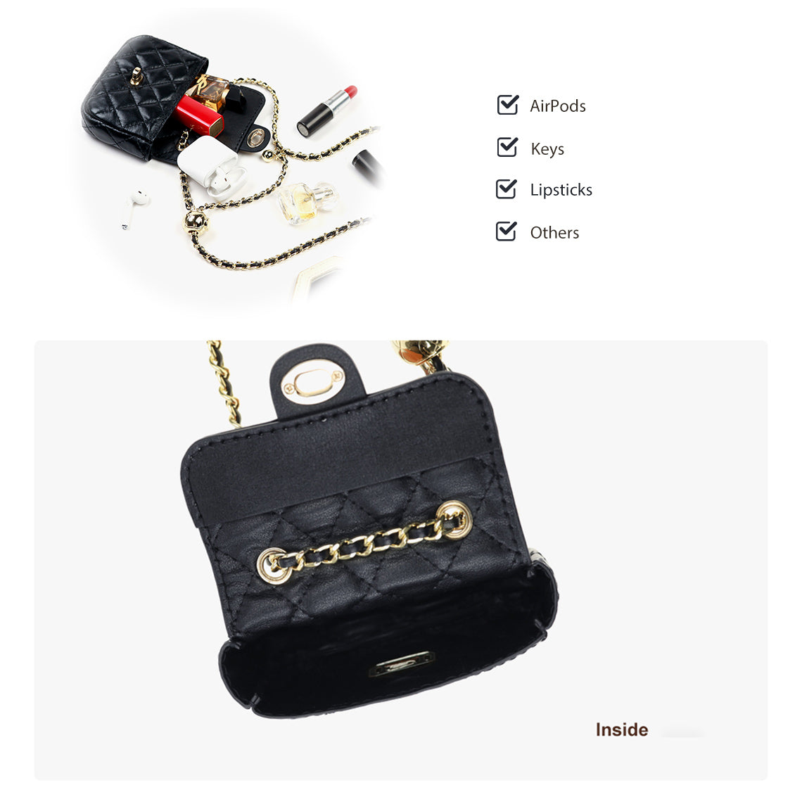 G8activist® Top Grain Leather Quilted Lipstick Pouch DIY Kits - Image 6