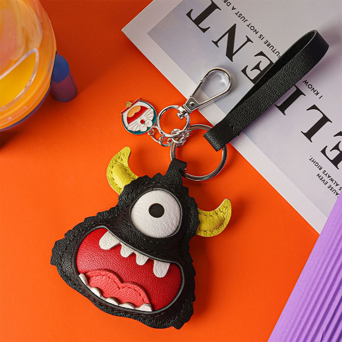G8activist® Leather Little Monster Keychain Charm DIY Kit - Image 8