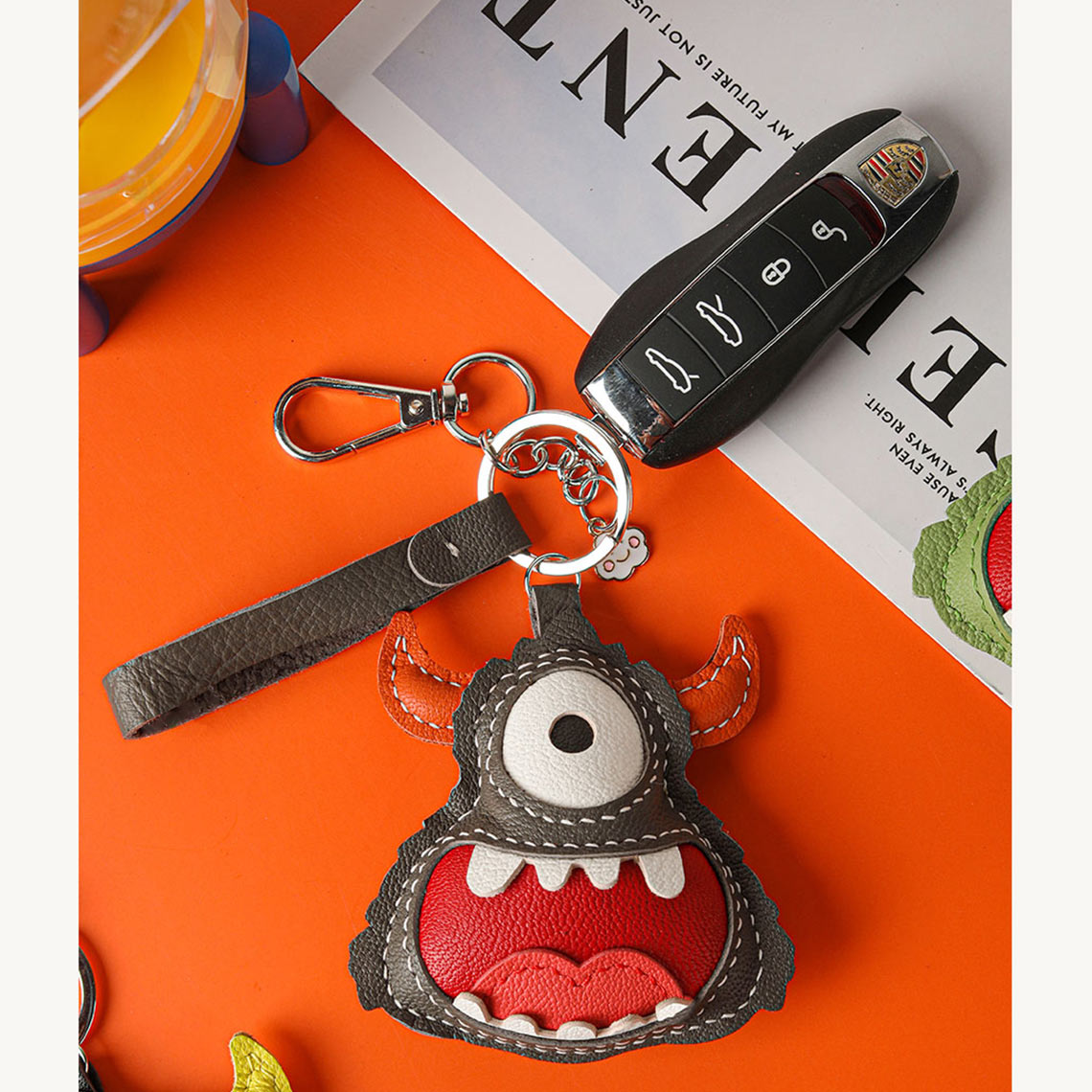 G8activist® Leather Little Monster Keychain Charm DIY Kit - Image 9