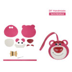 G8activist® Leather Pink Strawberry Bear Bag Charm DIY Kit