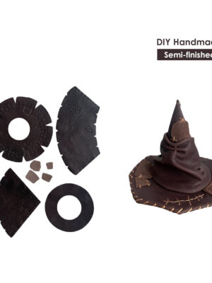 Diggsw® Vegetable Tanned Leather Magic Hat Pendant DIY Kit