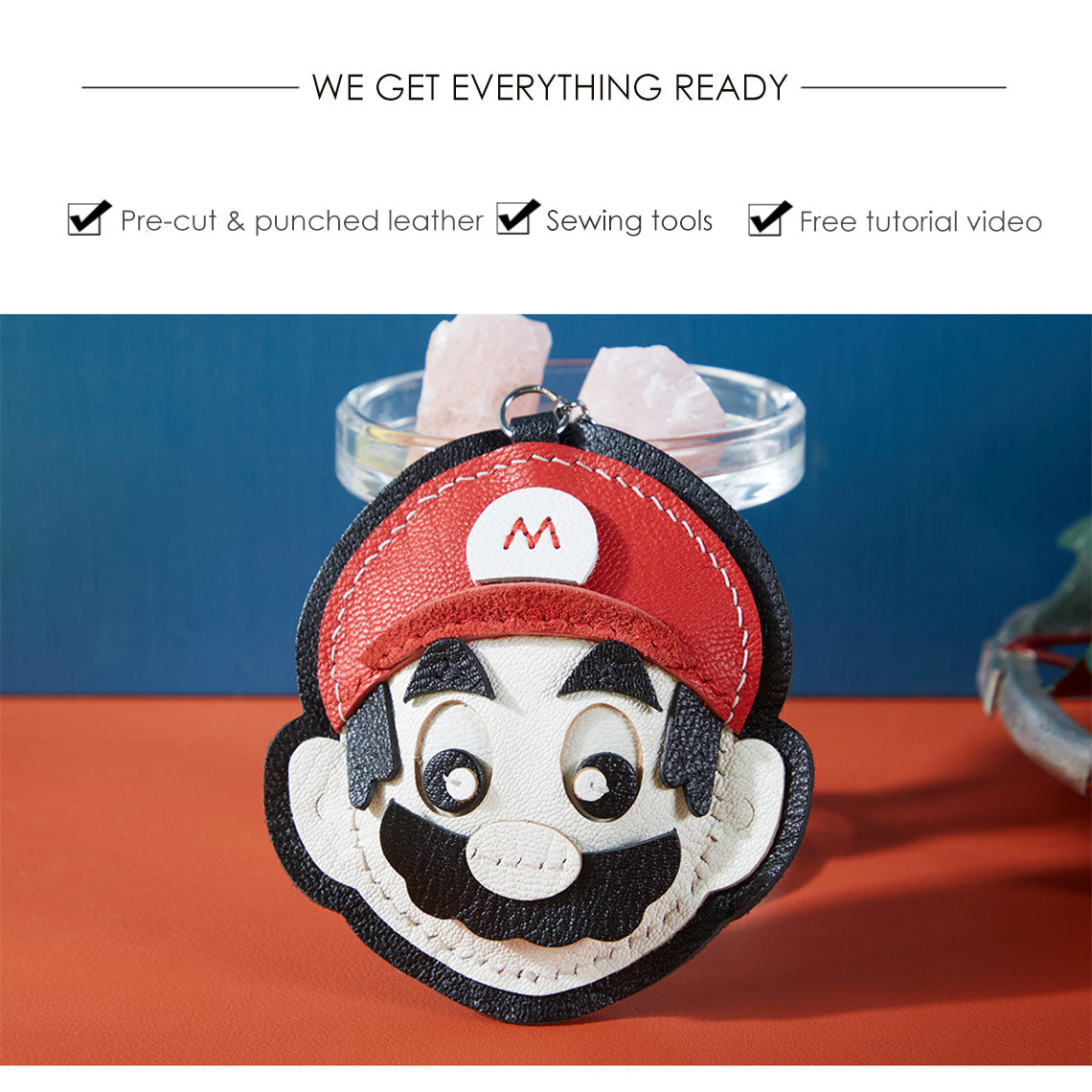 G8activist® Sheep Leather Plumber Keychain DIY Kit - Image 4