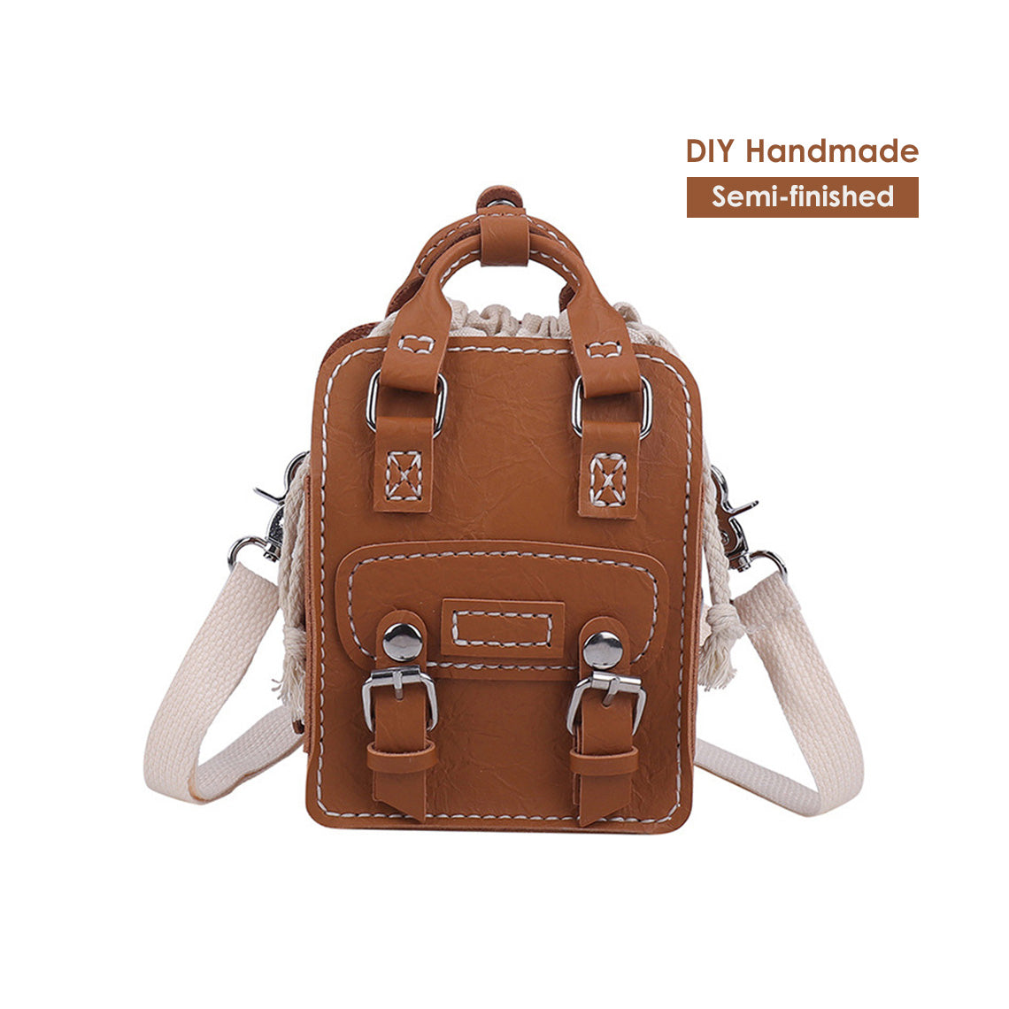 G8activist® Vegan Leather Mini Crossbody Messenger Bag DIY Kit