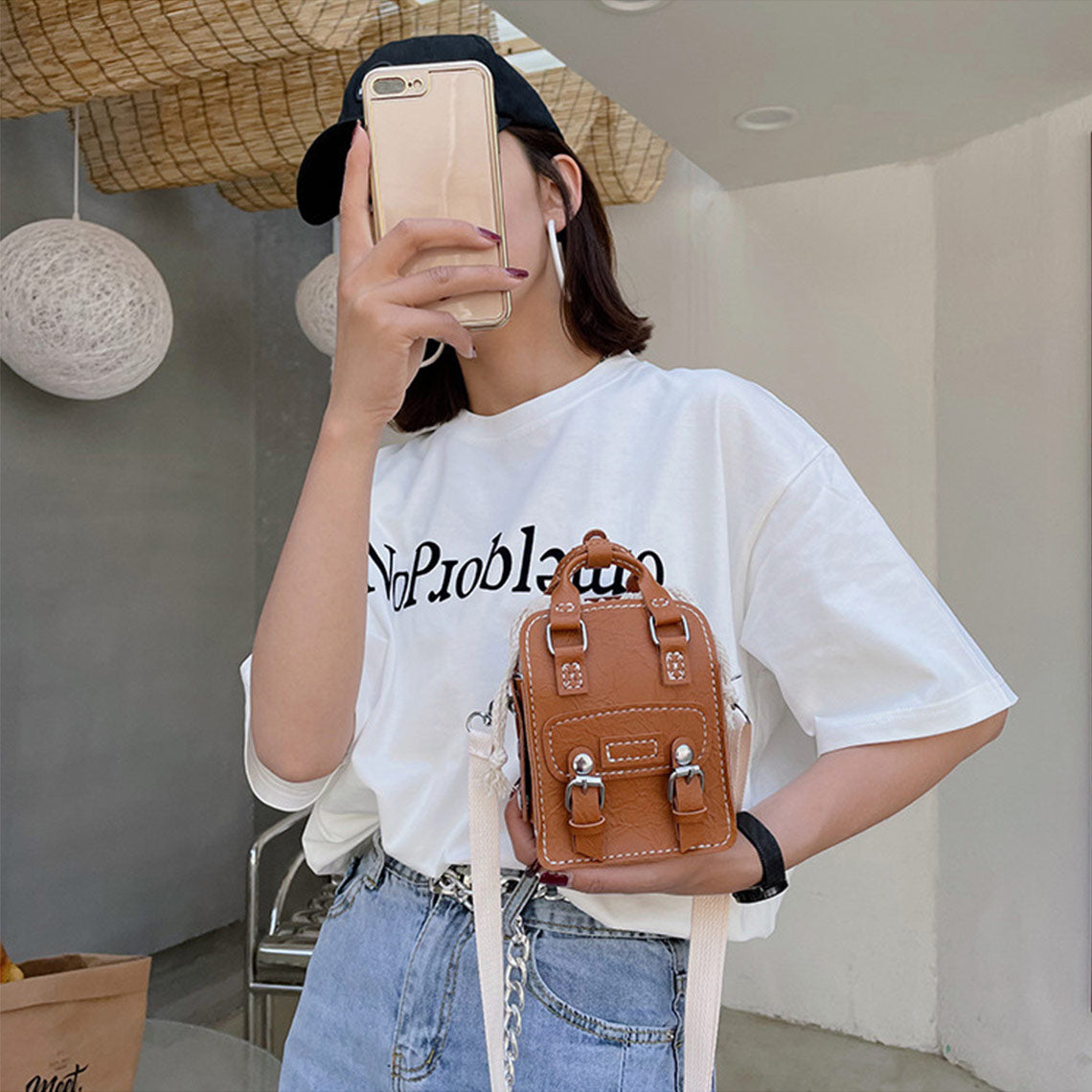 G8activist® Vegan Leather Mini Crossbody Messenger Bag DIY Kit - Image 5