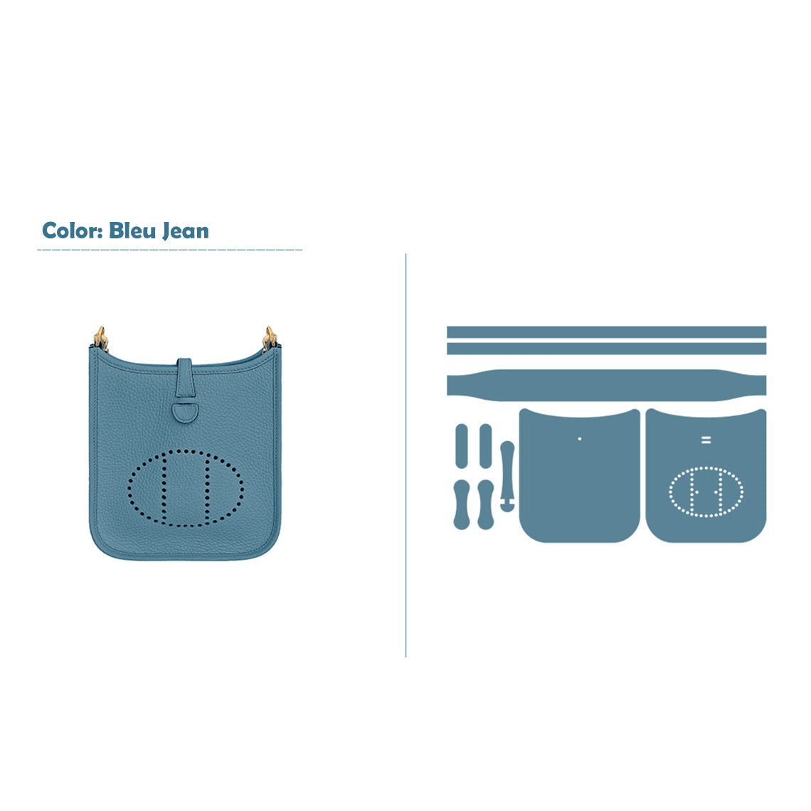 G8activist® Full Grain Leather Mini Eveline Bag DIY Kit - Image 22