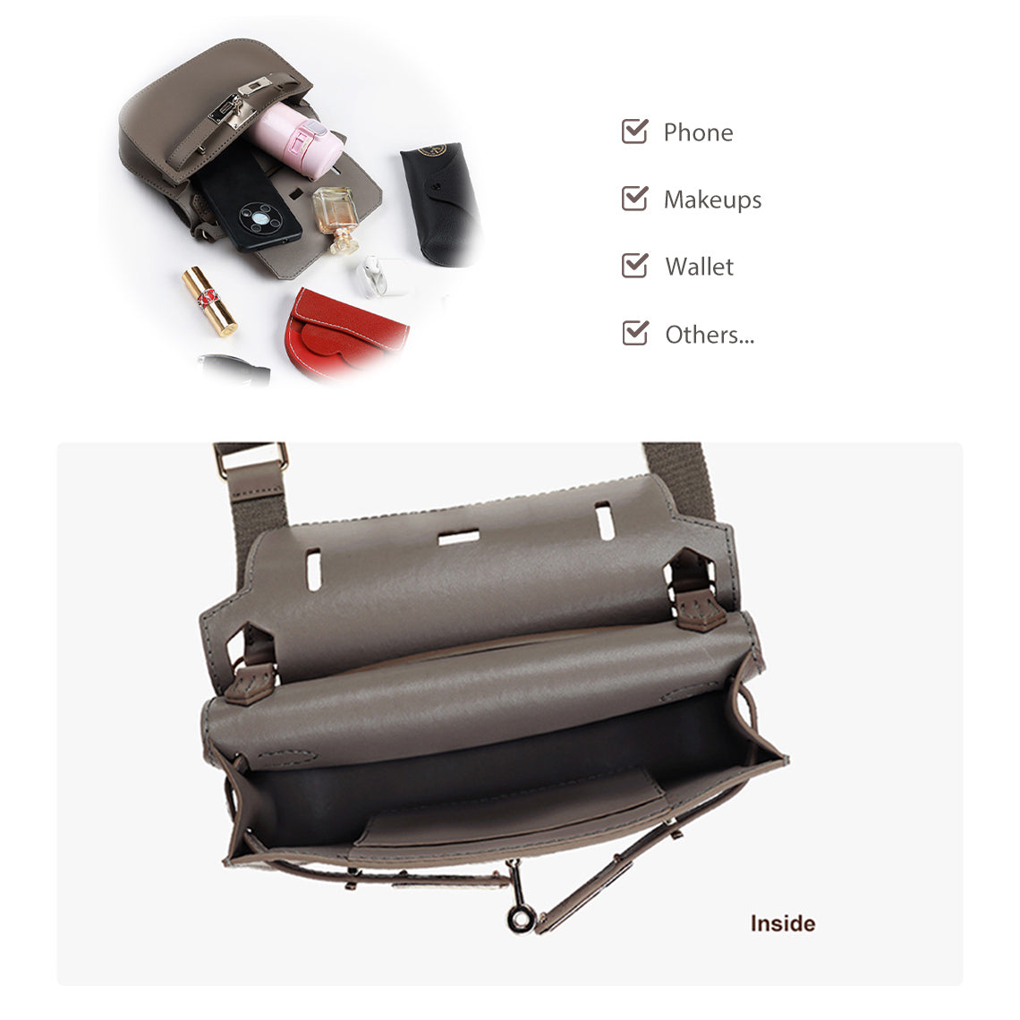 G8activist® Top Grain Leather Mini Jypsiere Bag DIY Kits - Image 4