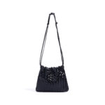 Sheep Leather Women Mini Woven Clutch