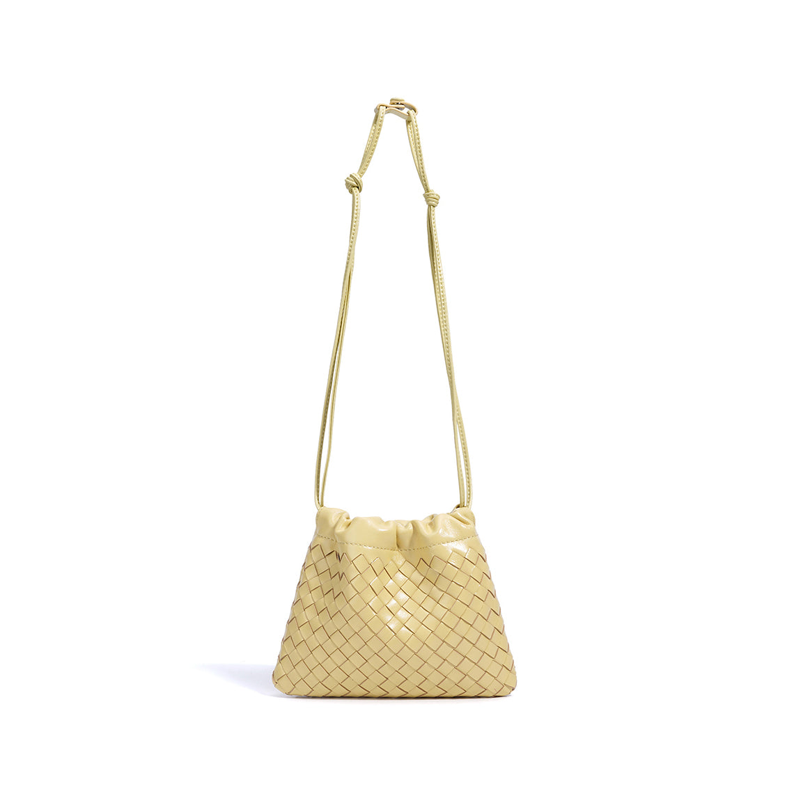 Sheep Leather Women Mini Woven Clutch - Image 6