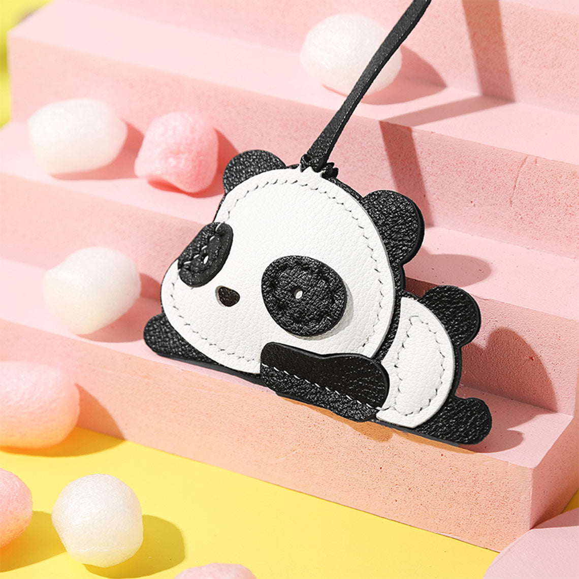 G8activist® Lambskin Panda Keychain Pendant DIY Kit - Image 5