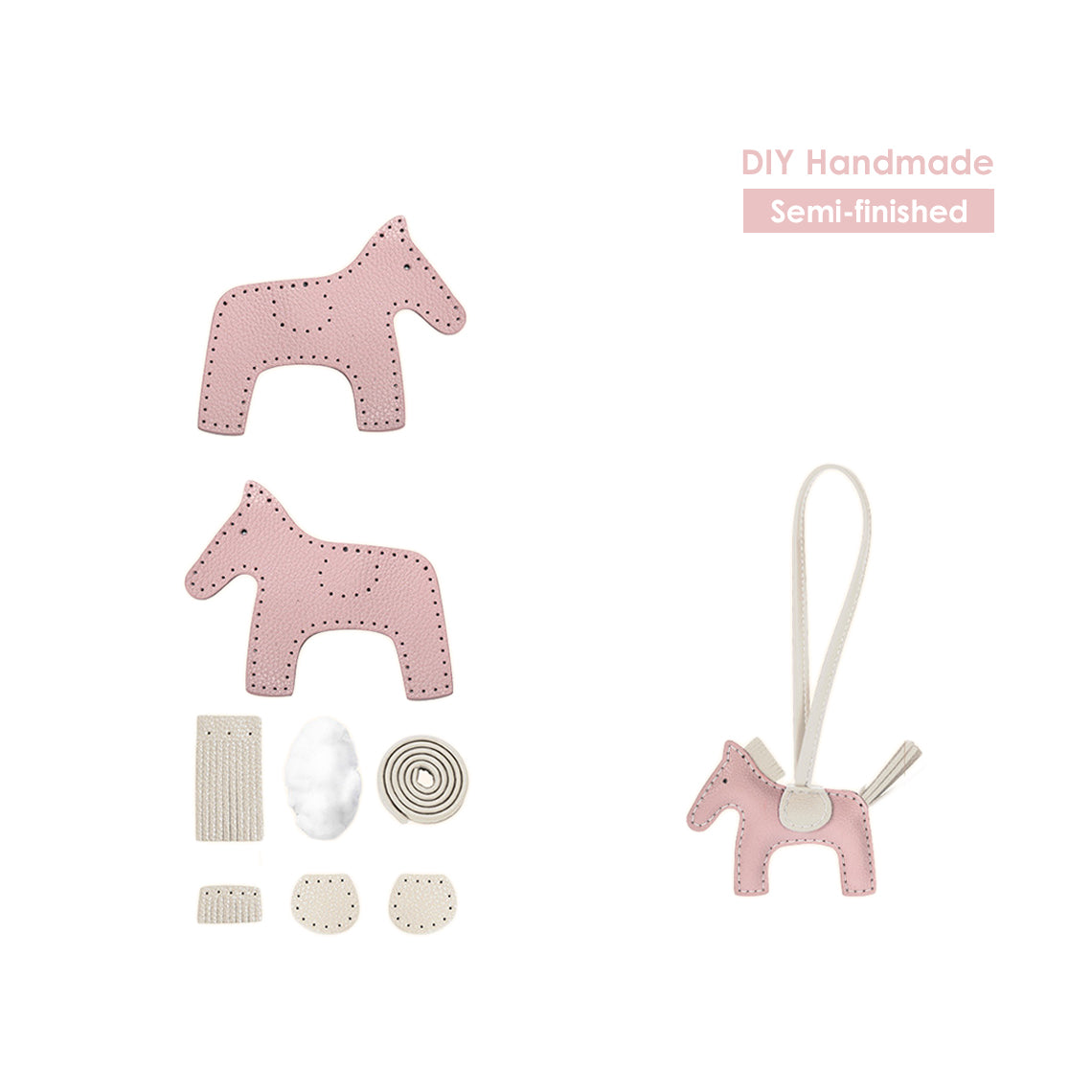 G8activist® Leather Horse Bag Charm DIY Kit - Image 11