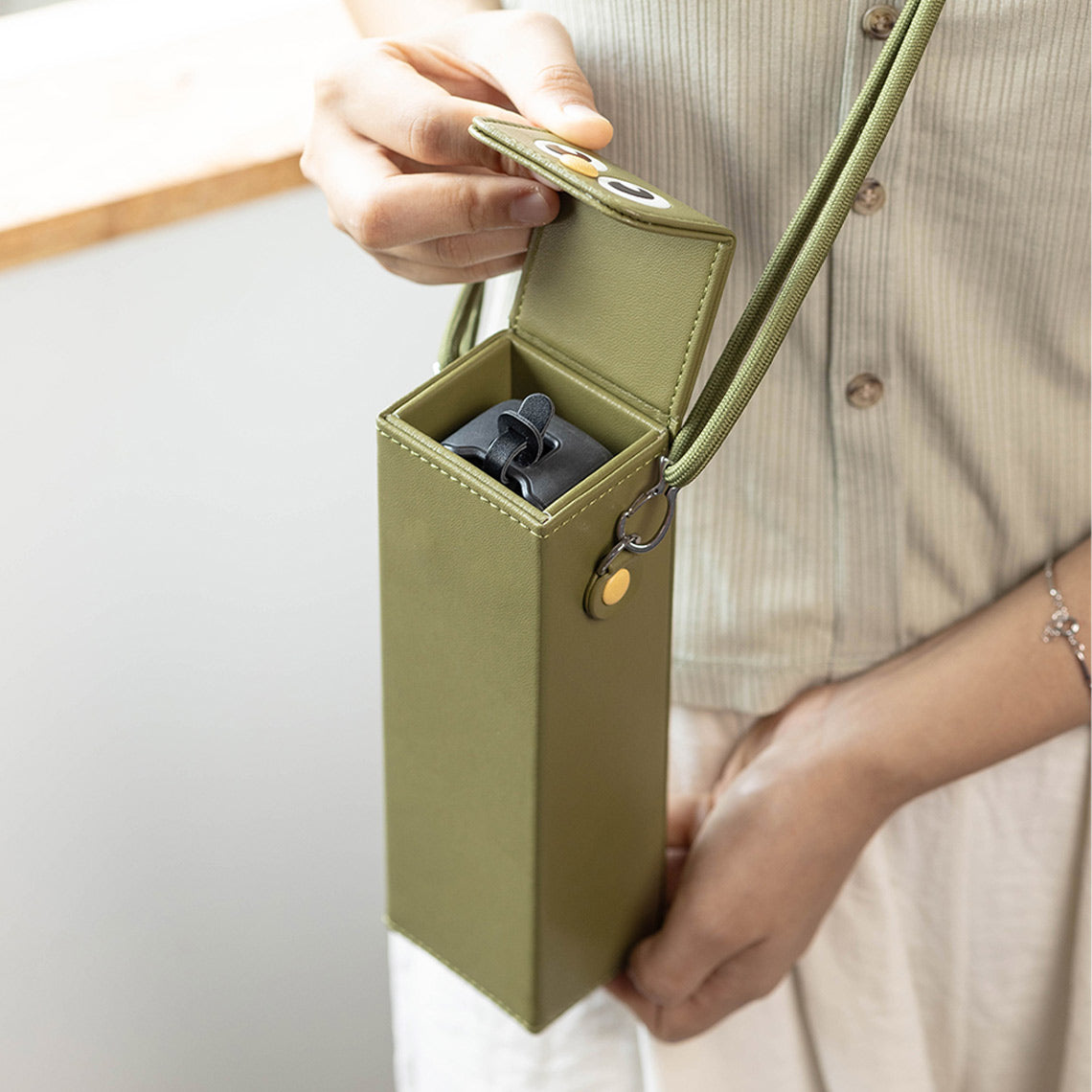 G8activist® Leather DJI Osmo Pocket 3 Protective Case - Image 8