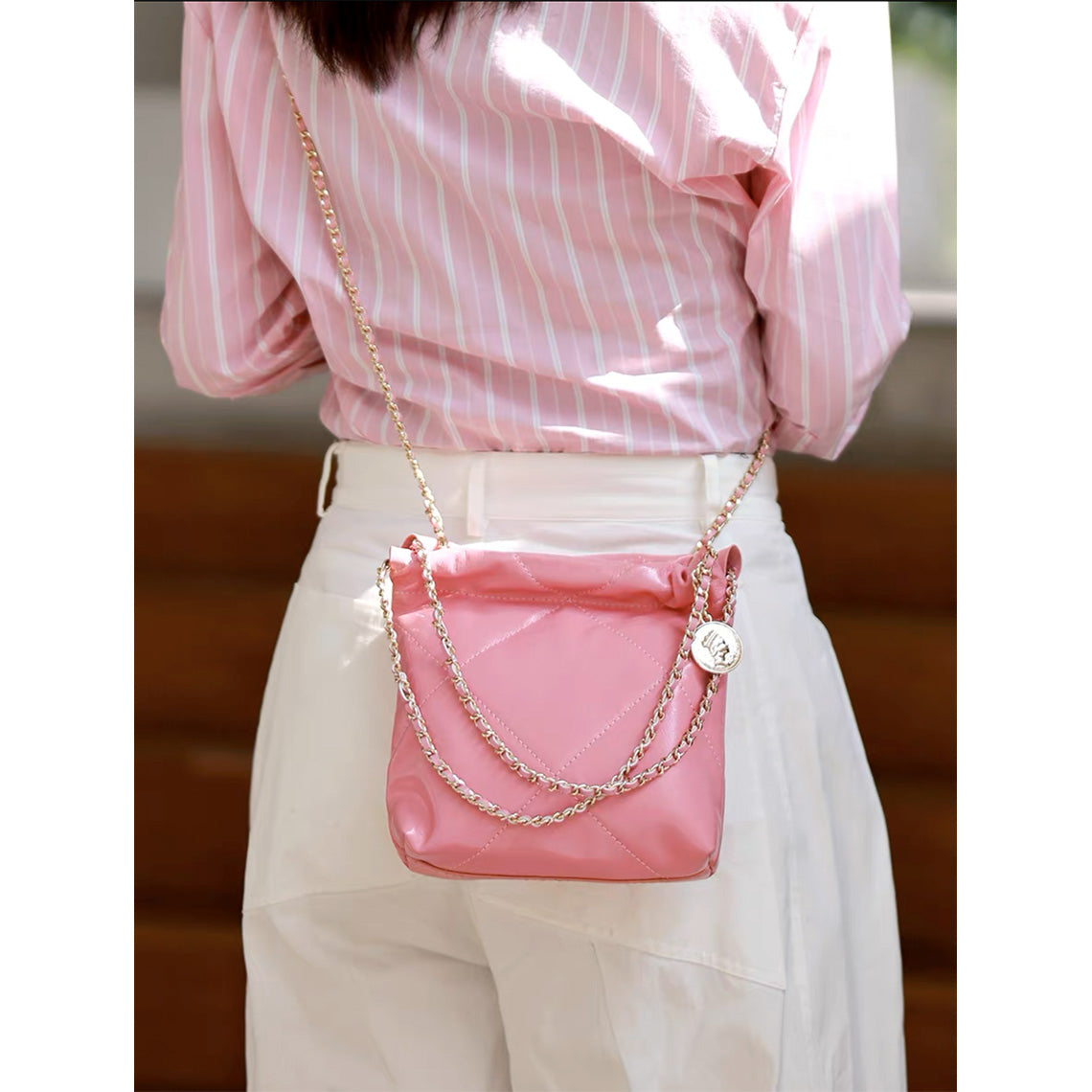 G8activist® Quilted Leather Chain Purse DIY Kit - Image 8