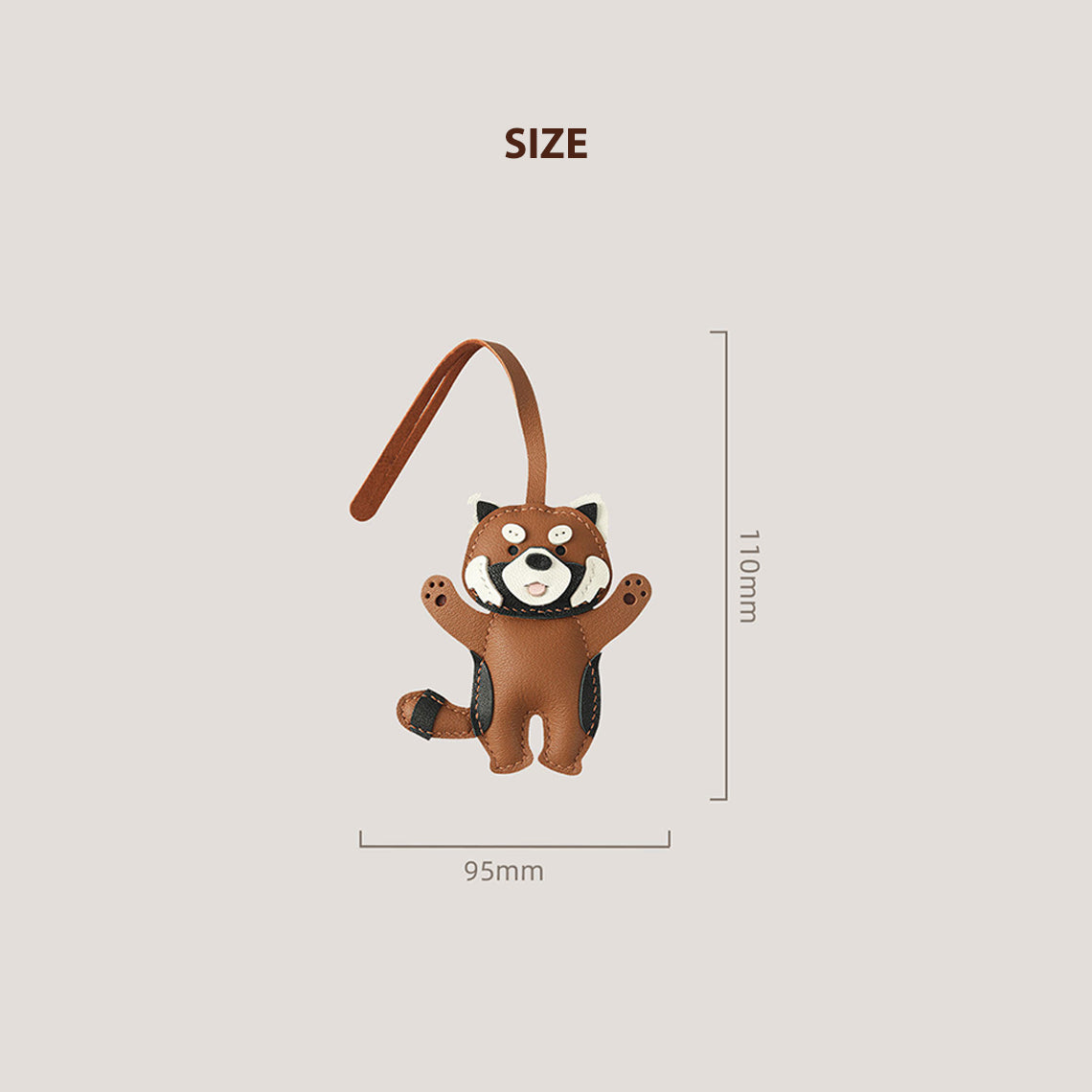 G8activist® Leather Raccoon Keychain Charm DIY Kit - Image 7