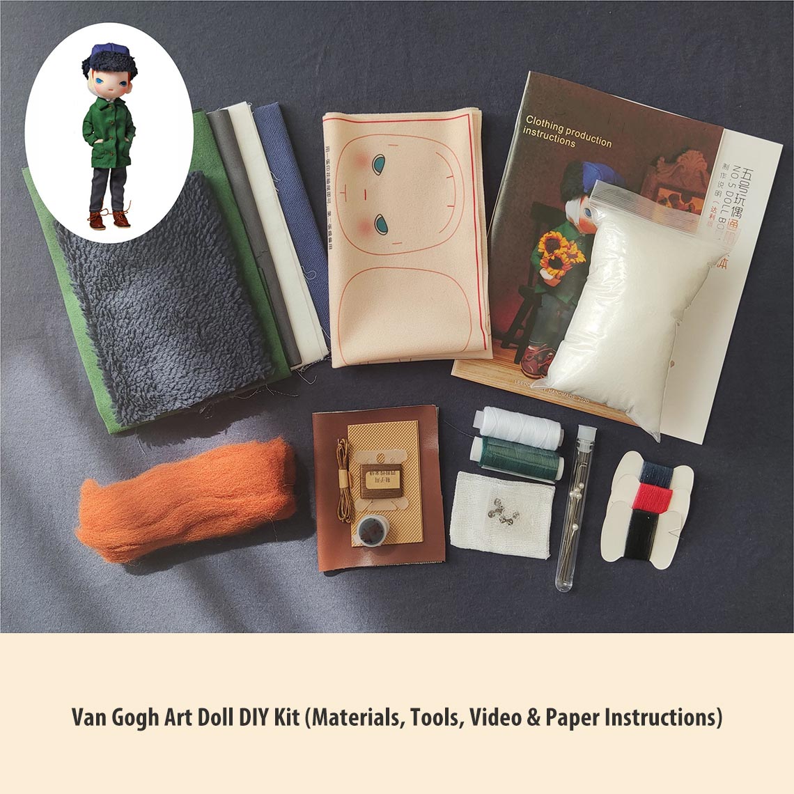 G8activist® Van Gogh Art Doll DIY Kits - Image 6