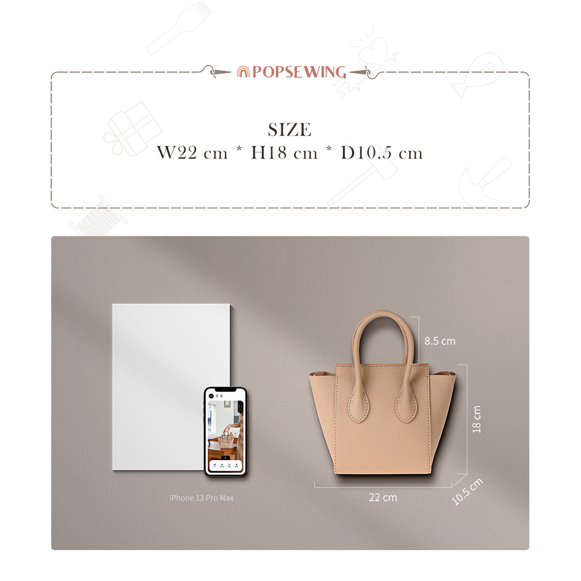 G8activist® Leather Wings Handbag DIY Kits | Price Drop at Checkout - Image 4