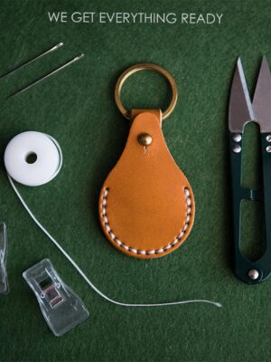G8activist® Leather AirTag Keychain DIY Kit
