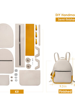 G8activist® Leather Contrast Color Backpack DIY Kit