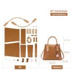 G8activist® Leather Women Top Handles Handbag DIY Kit