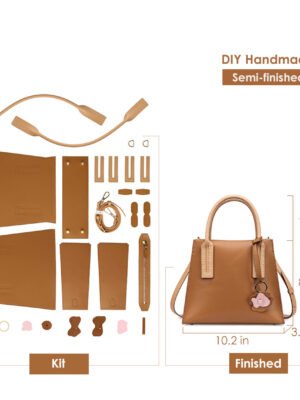 G8activist® Leather Women Top Handles Handbag DIY Kit