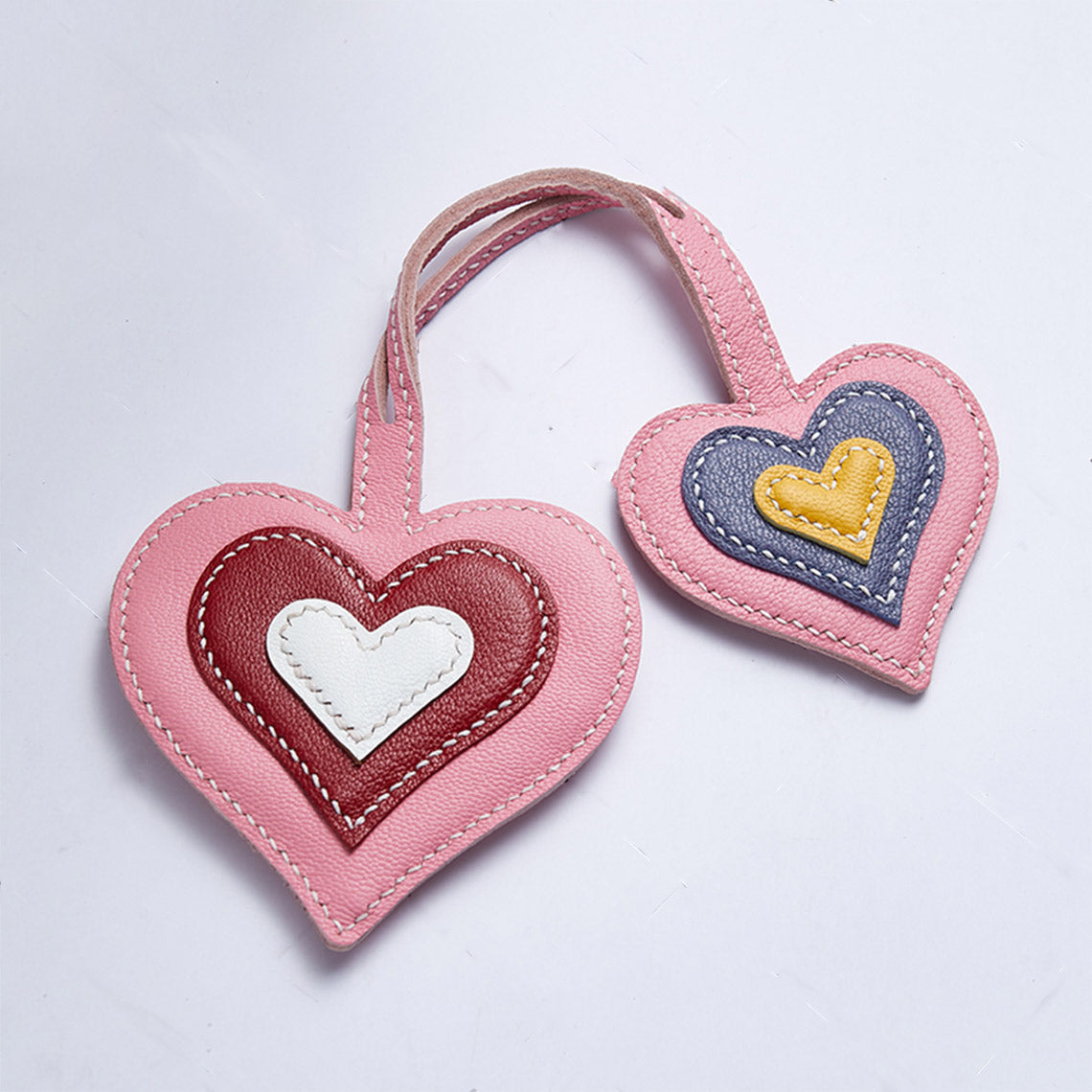 G8activist® Sheep Leather Double Heart Bag Charm DIY Kit - Image 7
