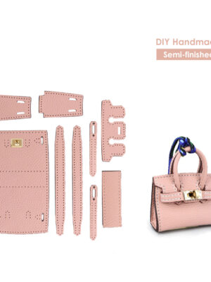 G8activist® Top Grain Leather Mini Birk Bag Charm DIY Kit