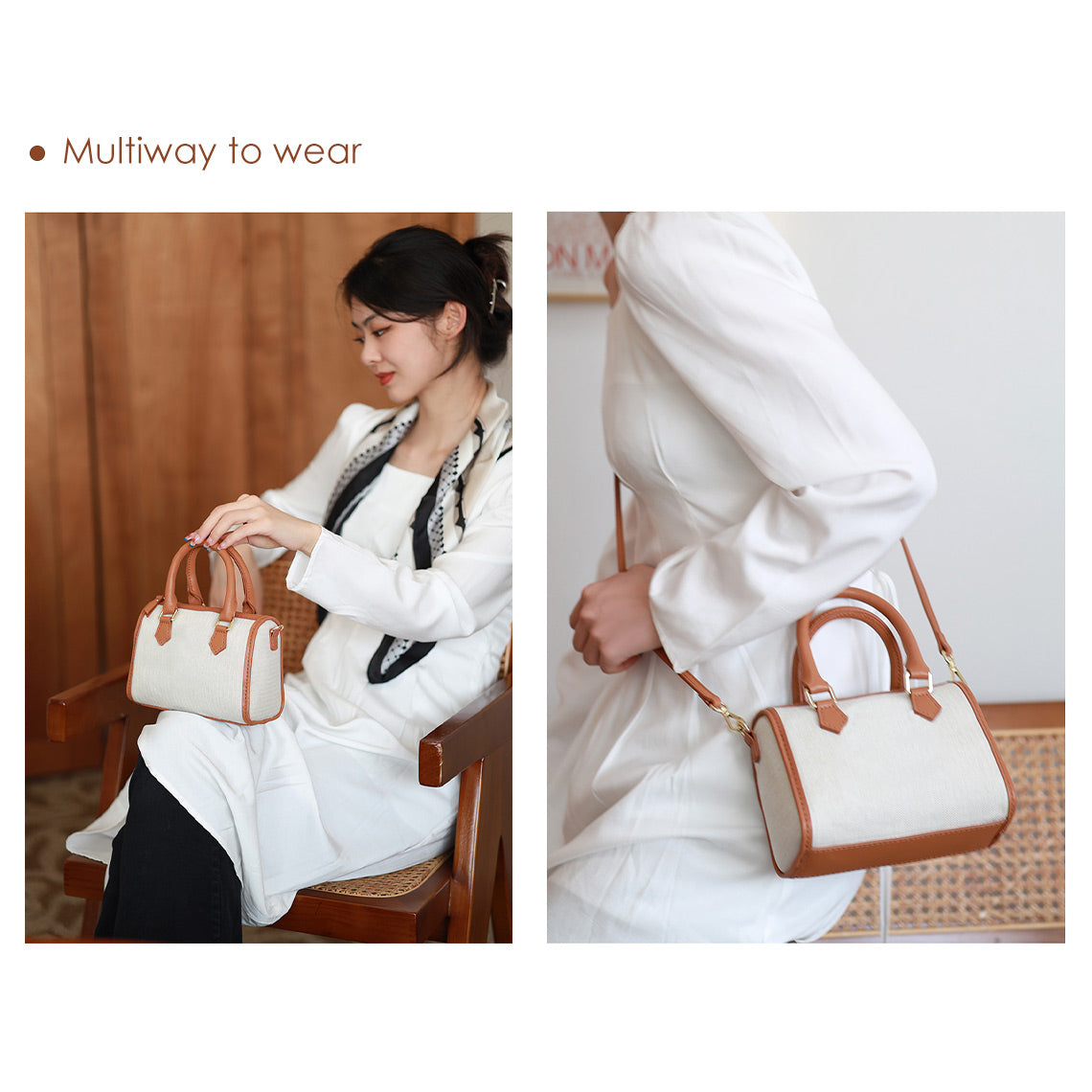 G8activist® Leather Dustbag Recycle Boston Bag DIY Kit - Image 8