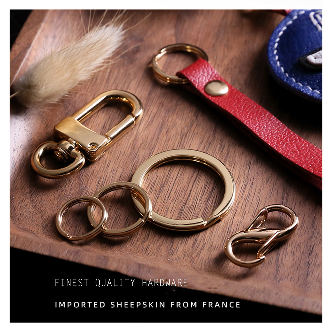 G8activist® Sheep Leather Captain Keychain DIY Kit - Image 5