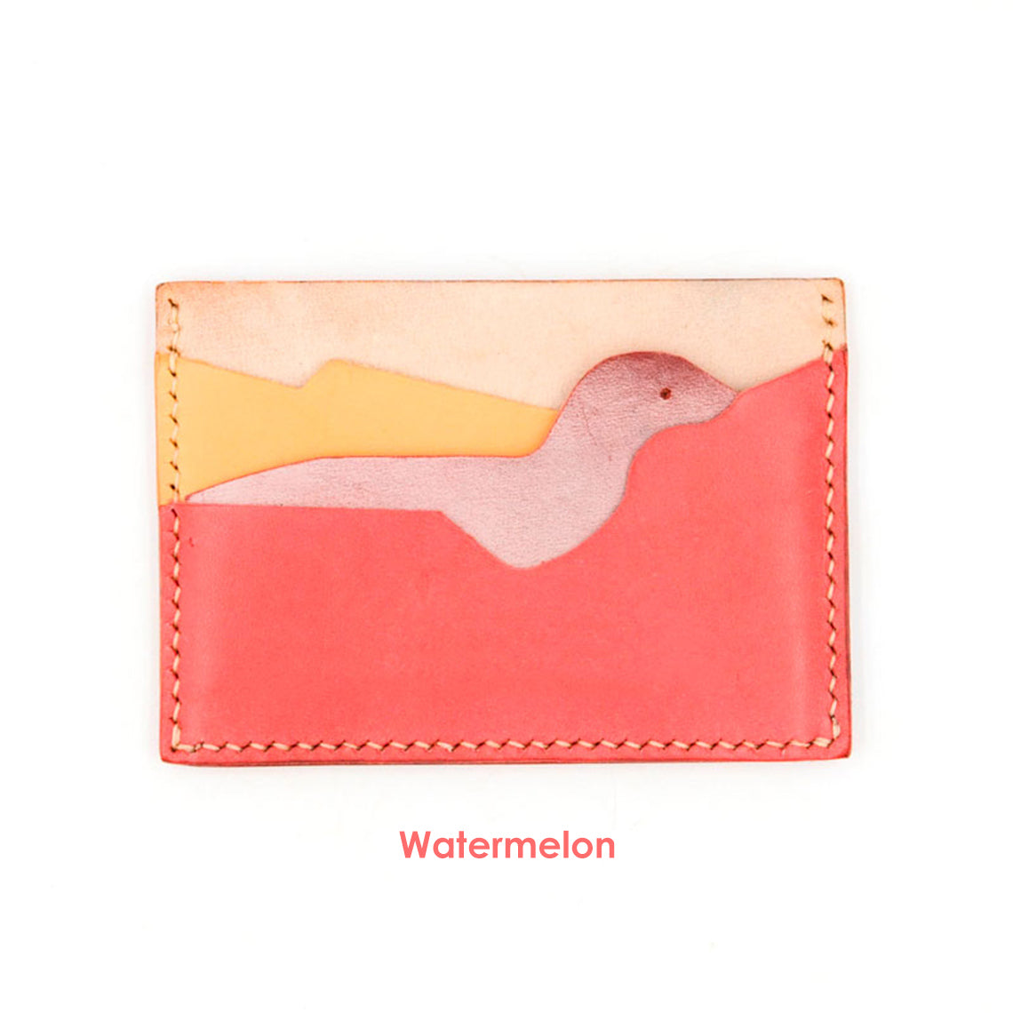 G8activist® Top Grain Leather Dinosaur Card Holder DIY Kit - Image 6