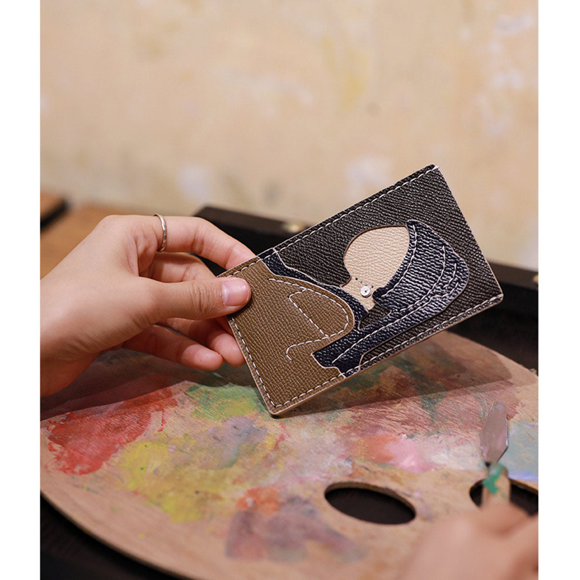 G8activist® Leather Painting Card Holder DIY Kit - Image 7