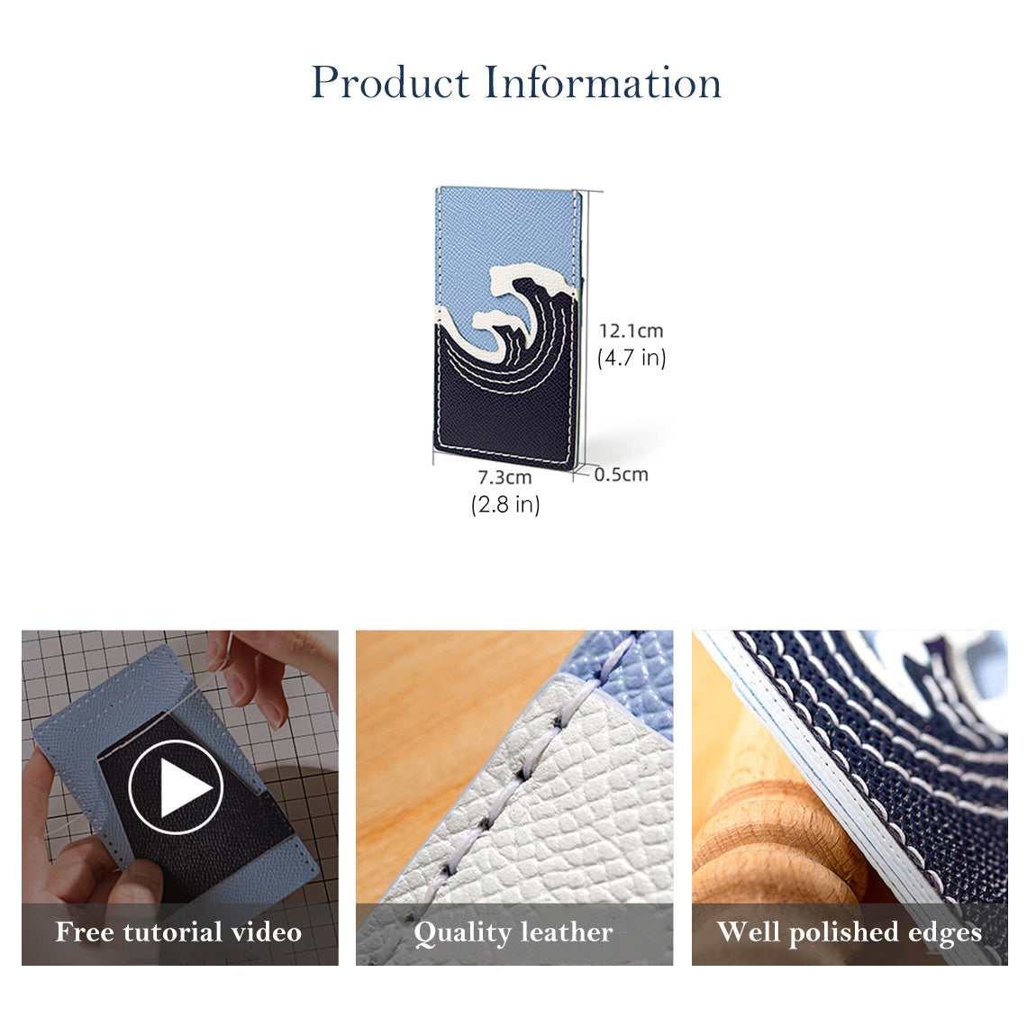 G8activist® Leather Painting Card Holder DIY Kit - Image 5