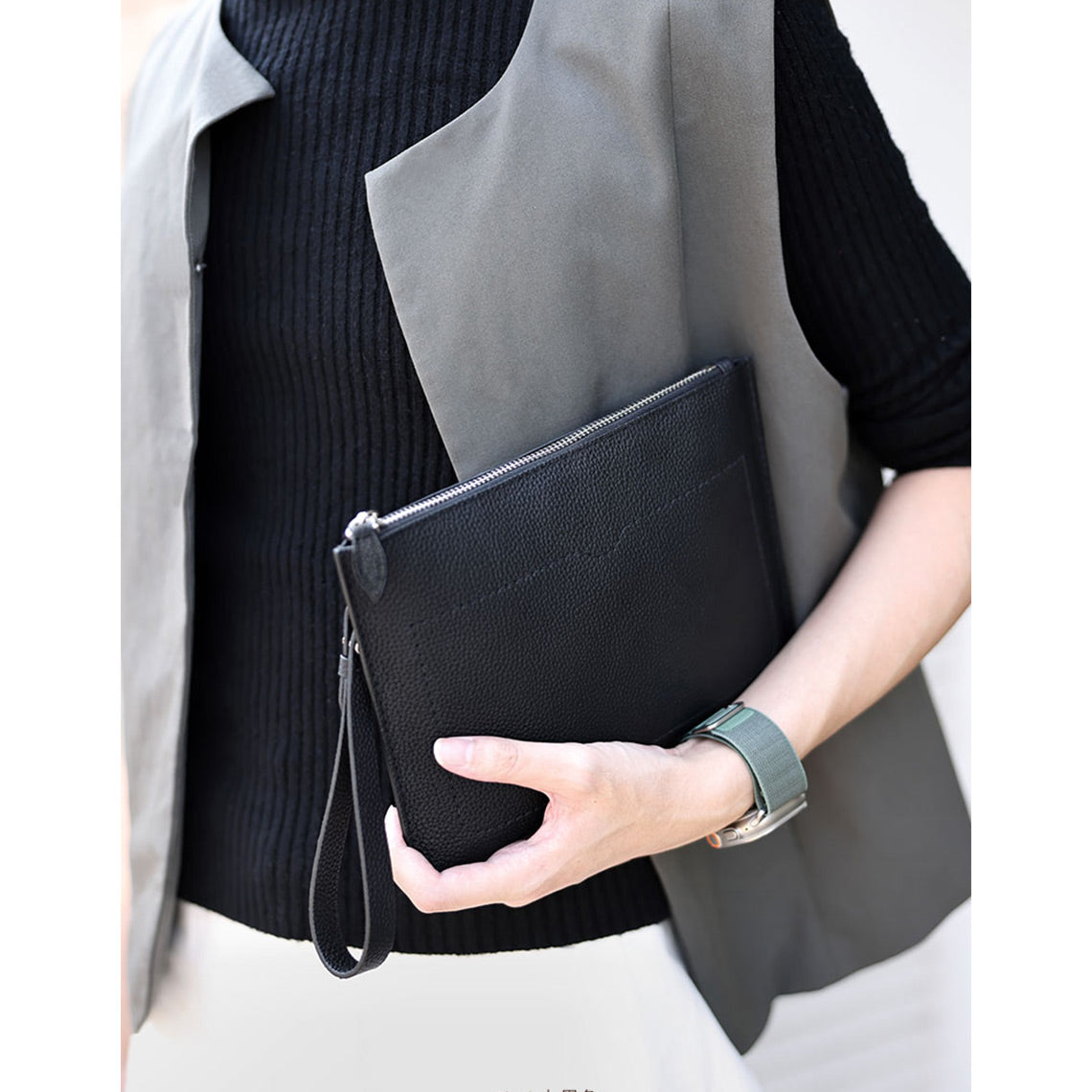 G8activist® Top Grain Leather Men Clutch Bag DIY Kit - Image 3