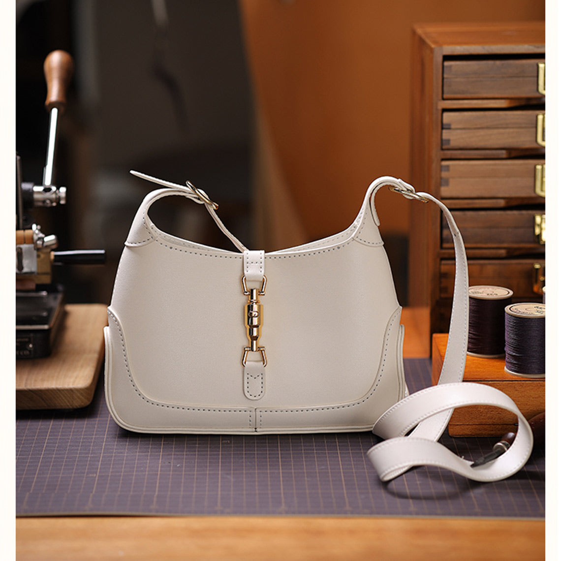 Leather Jackie Shoulder Bag DIY Kit | Price Drop at Checkout - Image 6