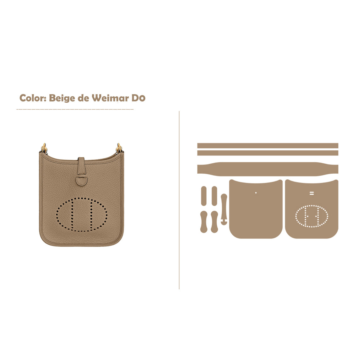 G8activist® Full Grain Leather Mini Eveline Bag DIY Kit - Image 23