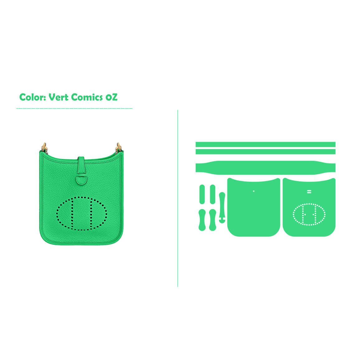 G8activist® Full Grain Leather Mini Eveline Bag DIY Kit - Image 24