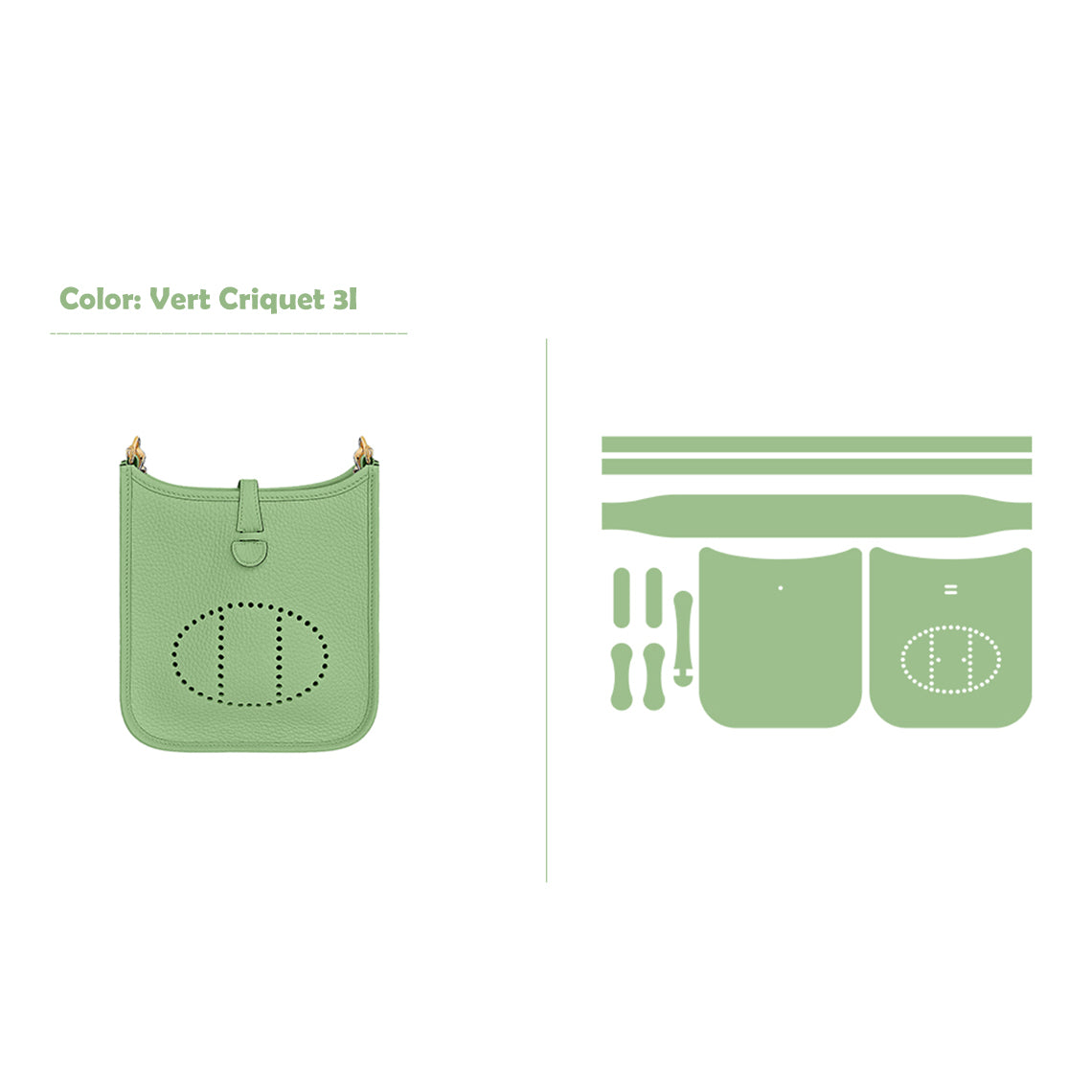 G8activist® Full Grain Leather Mini Eveline Bag DIY Kit - Image 25