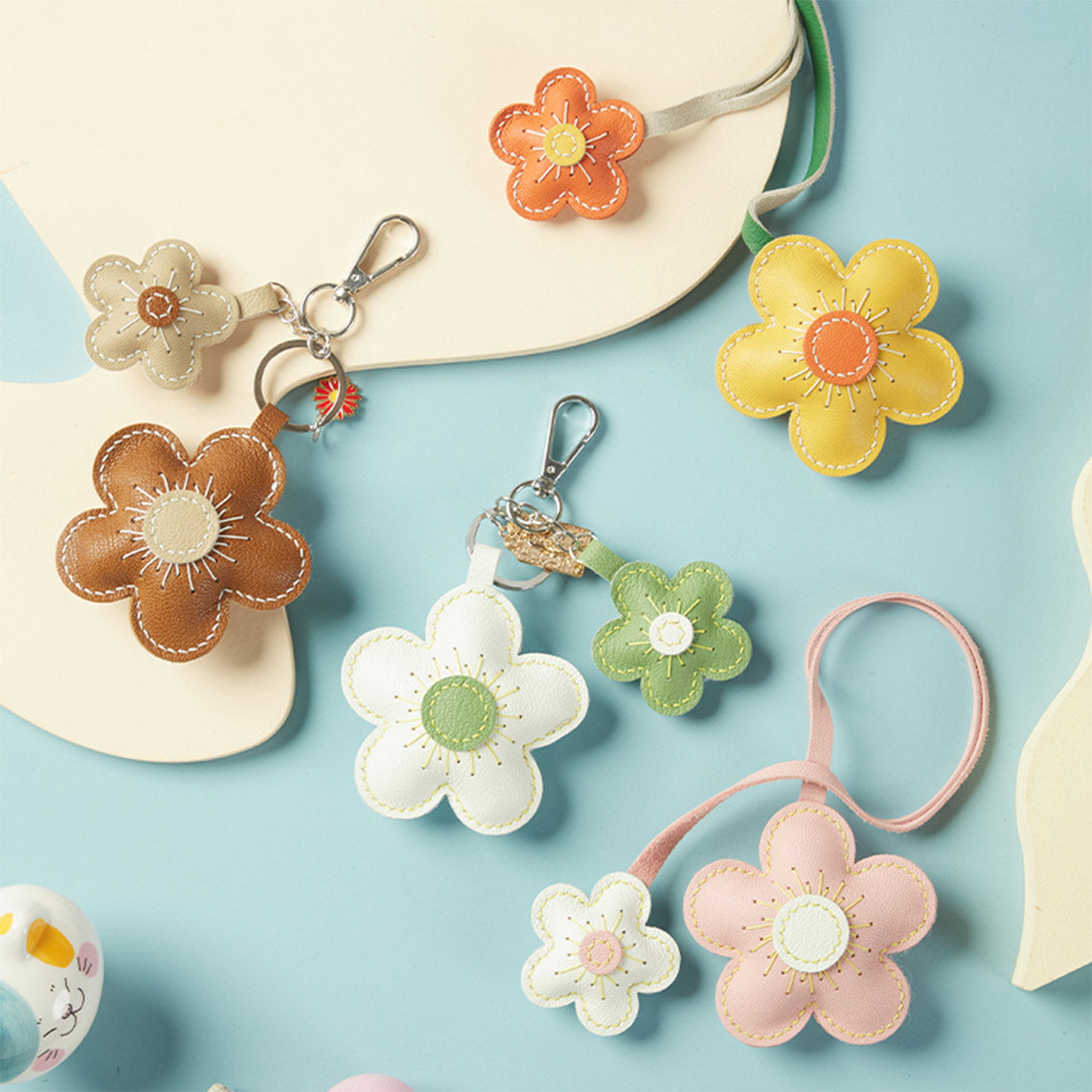 G8activist® Sheep Leather Flowers Charm DIY Kits - Image 2