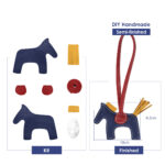Diggsw® Leather Horse Bag Charm DIY Kit