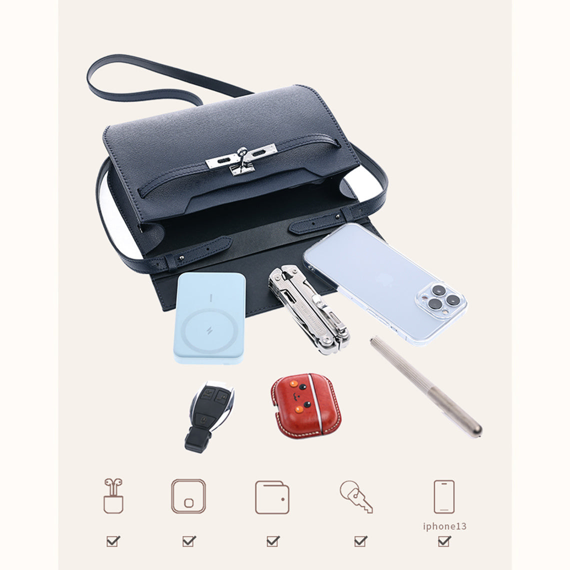 G8activist® Top Grain Leather Depeches Pouch DIY Kit | Price Drop at Checkout - Image 5