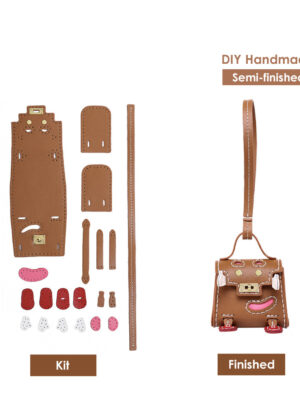 G8activist® Leather Kelly Doll Bag Charm DIY Kit