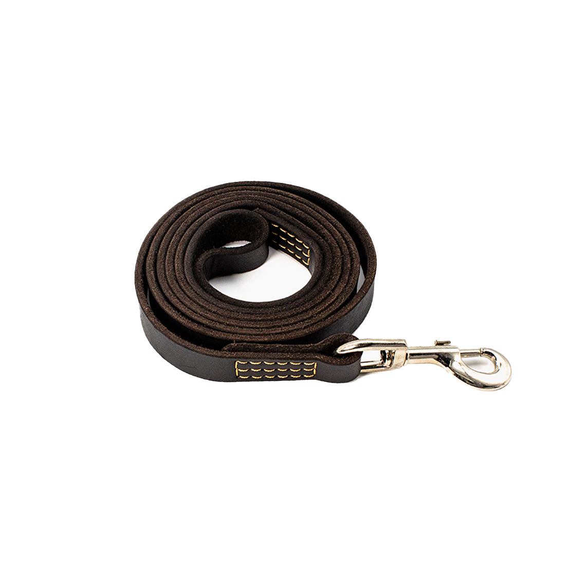 Genuine Leather Dog Leash - Dark Brown - Image 6