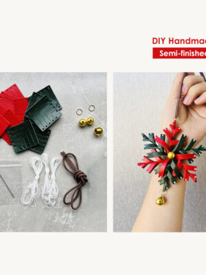 G8activist® Sheep Leather Snowflake Charm DIY Kit