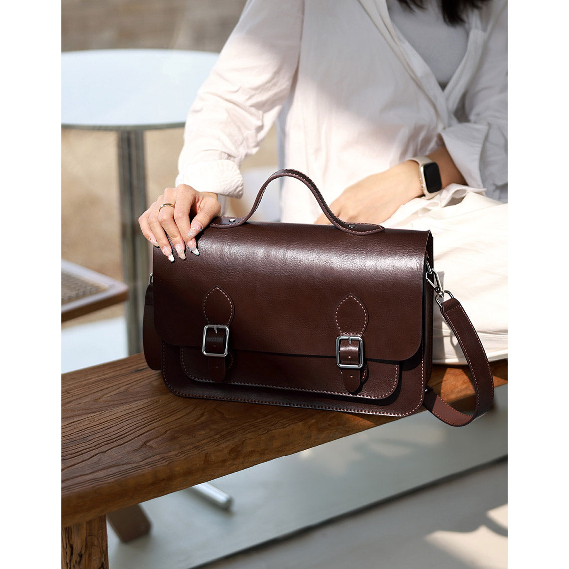 G8activist® Leather Men Messenger Satchel Bag DIY Kit - Image 7