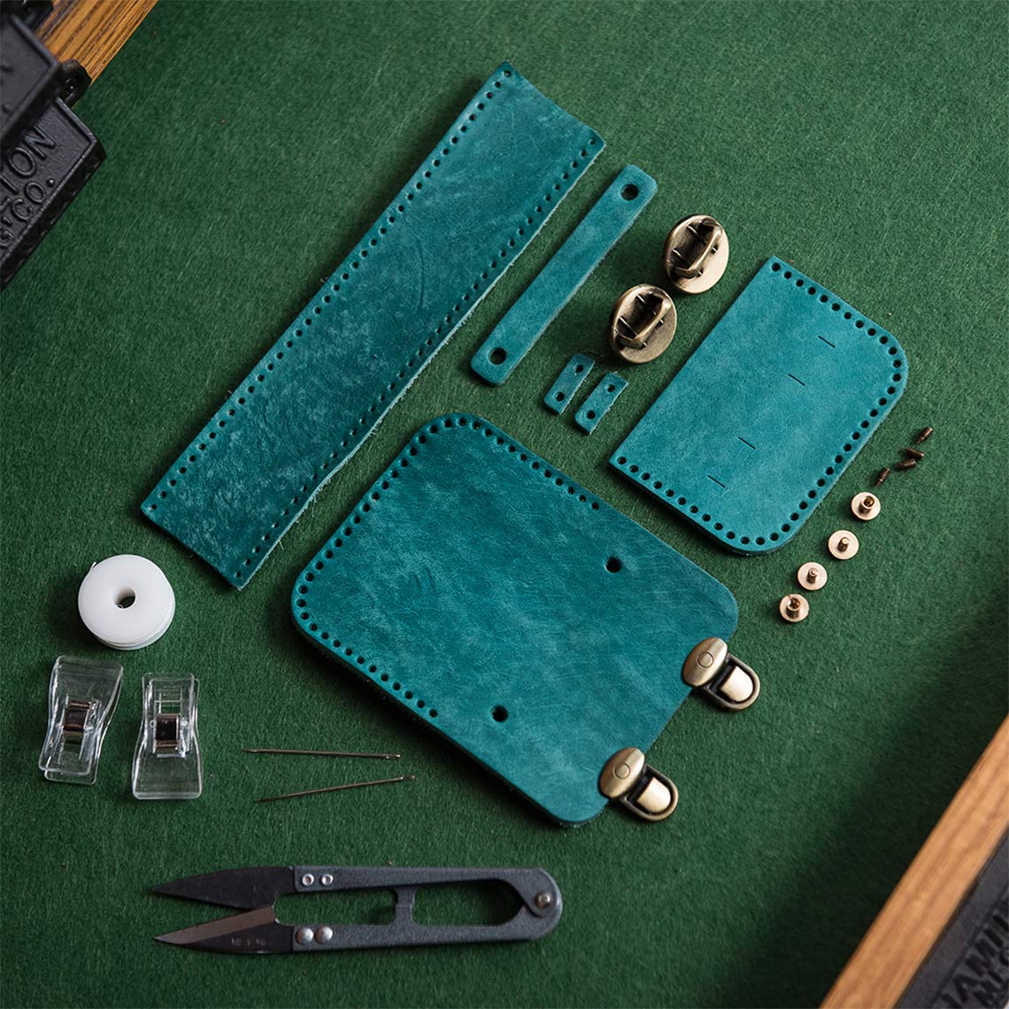 G8activist® Full Grain Leather Mini Satchel DIY Kit - Image 13