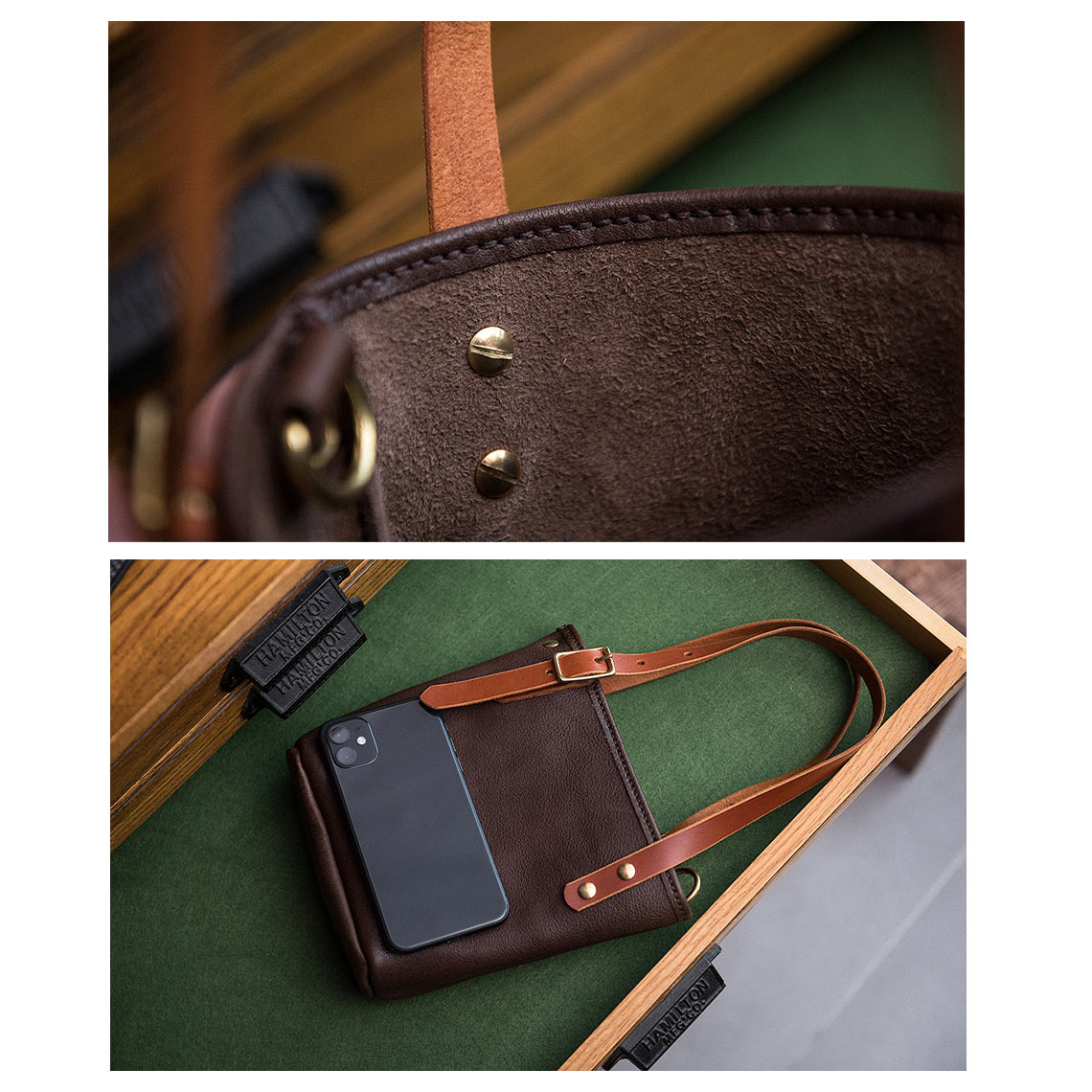 G8activist® Full Grain Leather Mini Tote Bag DIY Kit - Image 3