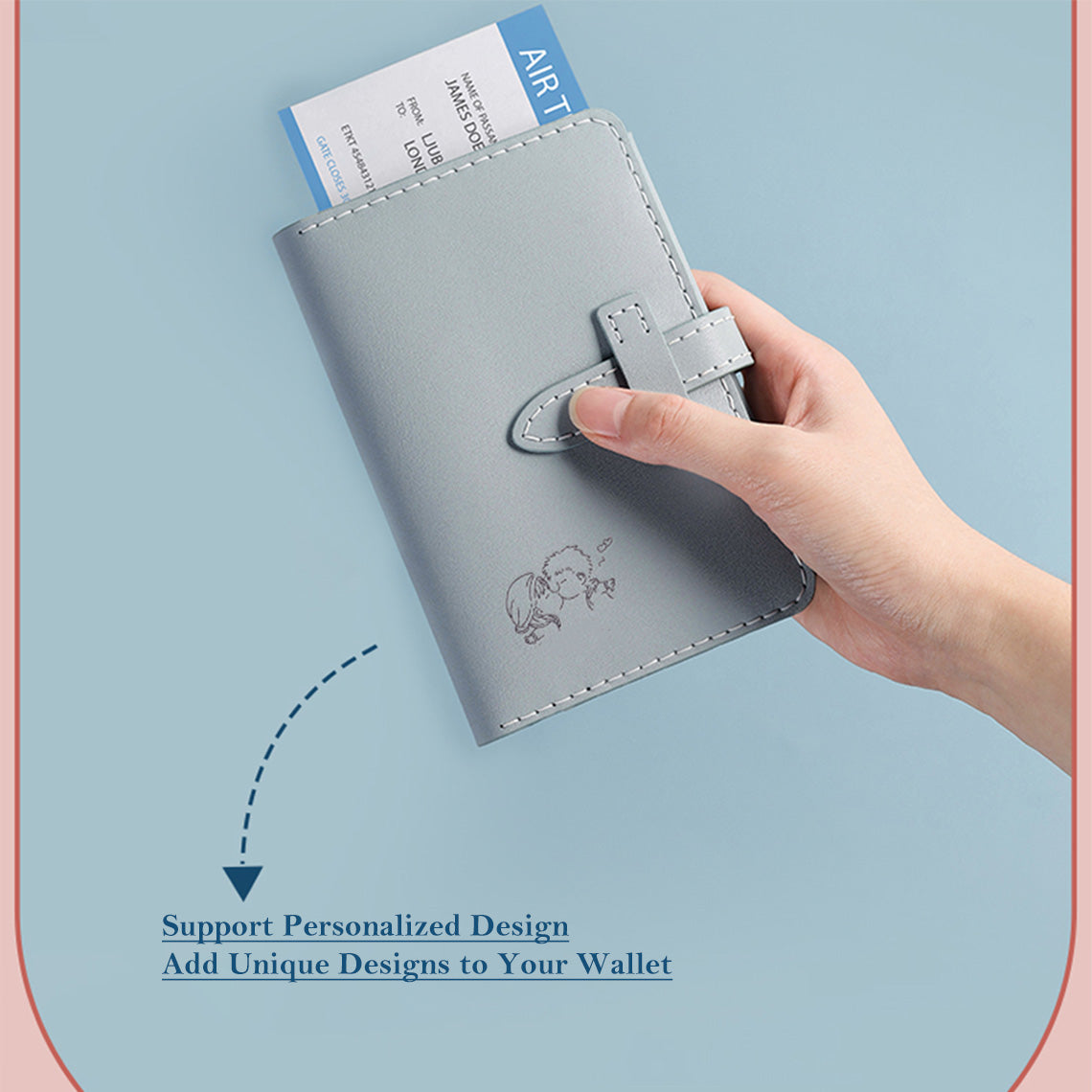 G8activist® Leather Passport Wallet DIY Kit - Image 4